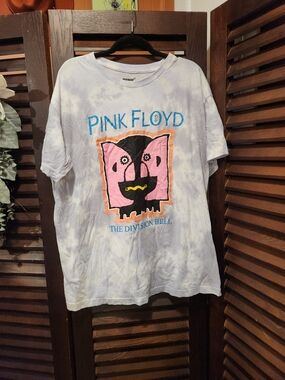 Pink Floyd The Division Bell Graphic Tee - White/Pink